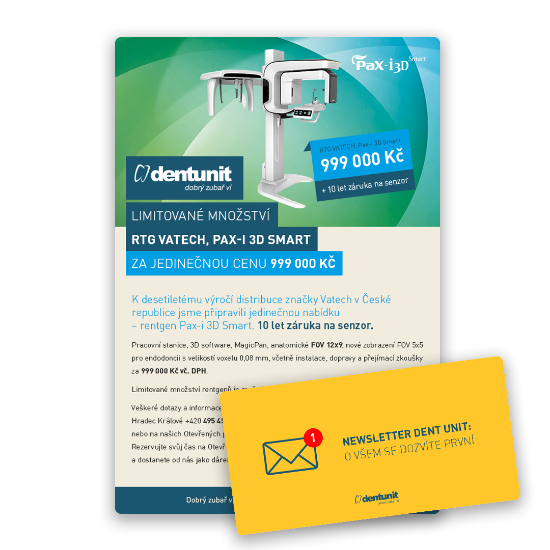Produktový newsletter pro Dent Unit