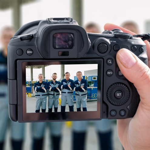 Focení týmů zaměstnanců