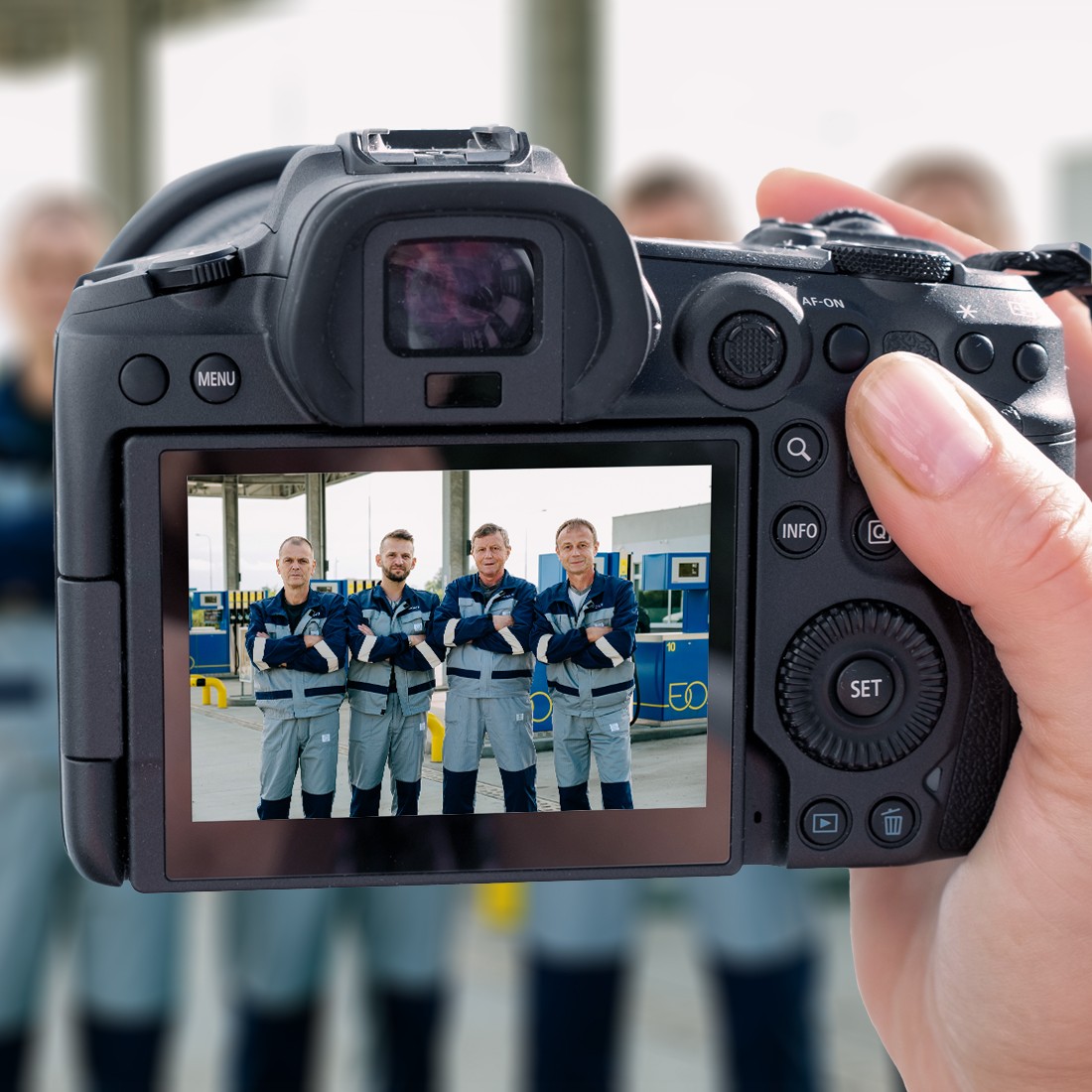 Focení týmů zaměstnanců